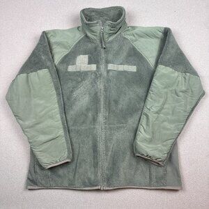 US Military Fleece Jacket Mens Large Long Green Gen 3 Polartec Cold Weather Army